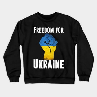 freedom for ukraine Crewneck Sweatshirt